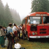 Manche reisten mit dem Bus an...