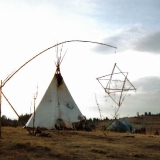 Ein fliegender Stern wurde gebastelt